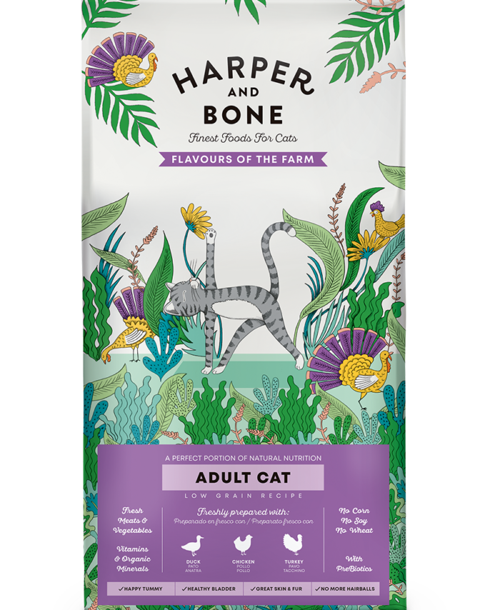 Harper and Bone Cat Adult Flavours of the Farm 5kg