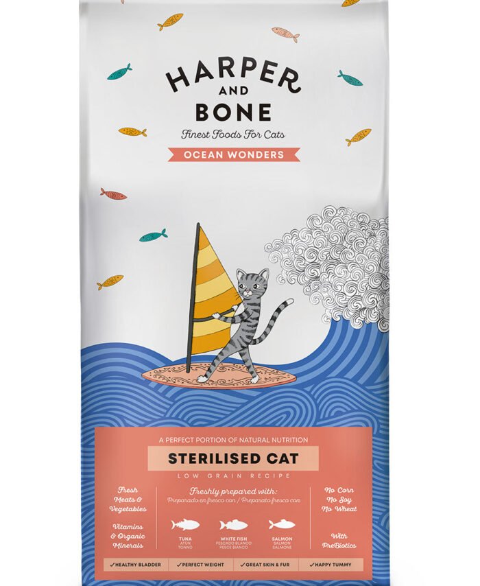 Harper and Bone Cat Sterilised Ocean Wonders 2kg