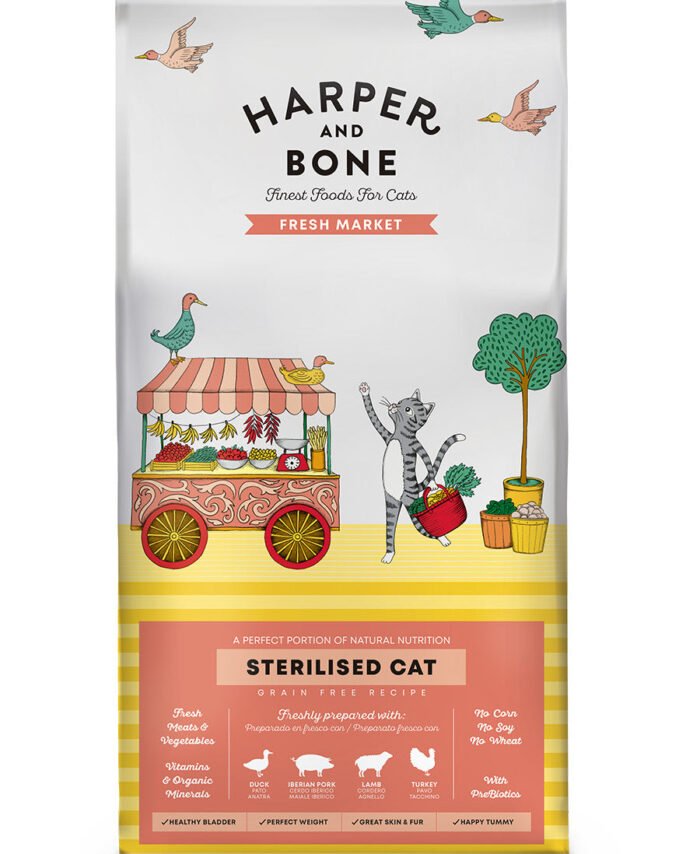 Harper and Bone Grain Free Cat Sterilised Fresh Market 5kg