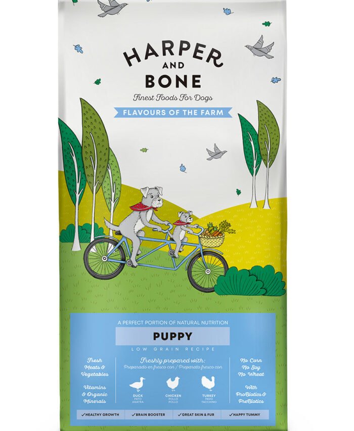 Harper and Bone Puppy Dog Flavours of the Farm 2kg