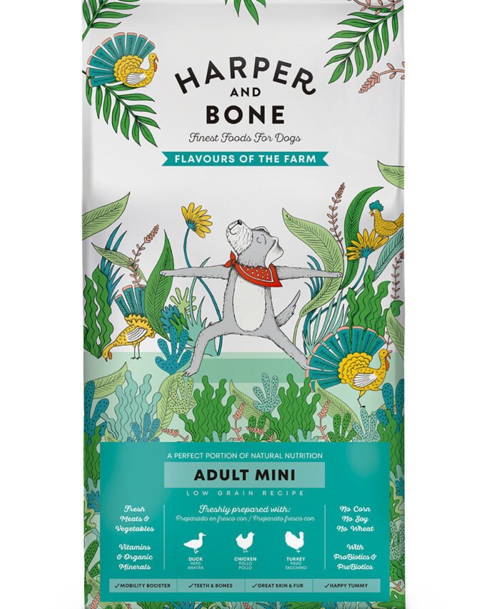 Harper and Bone Adult Dog Mini Flavours of the Farm 10kg