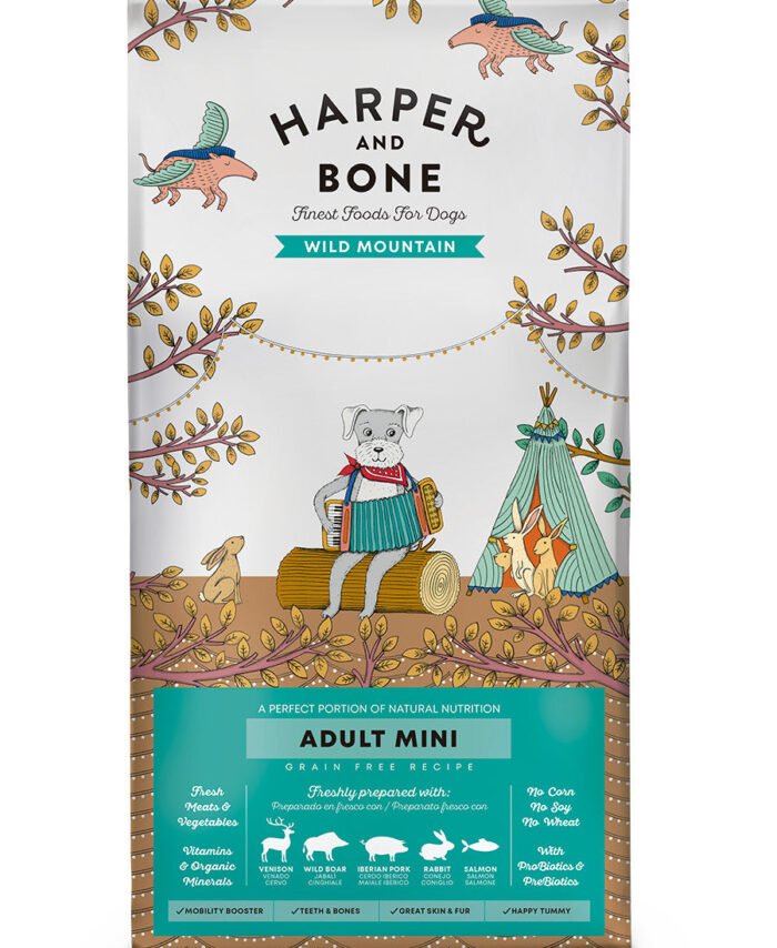 Harper and Bone Grain Free Adult Dog Mini Wild Mountain 2kg