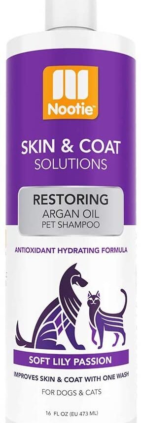 Nootie Restoring Argan Oil Shampoo Soft Lilly Passion 16Oz