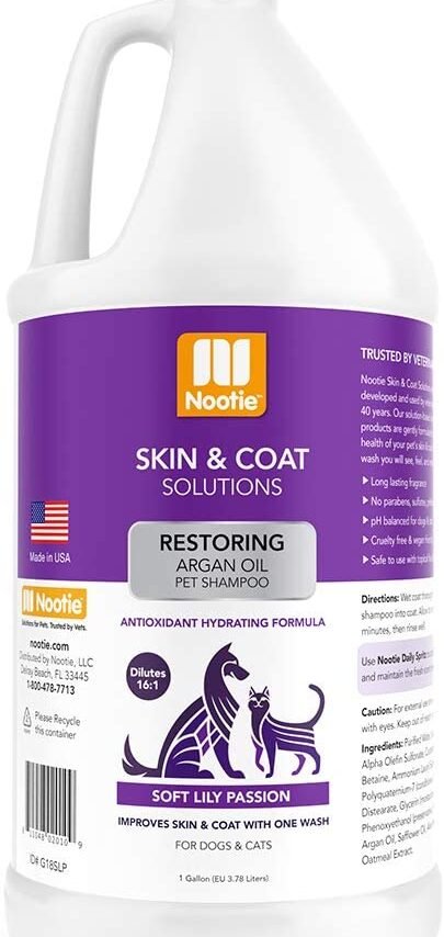 Nootie Restoring Argan Oil Shampoo Soft Lilly Passion gallon