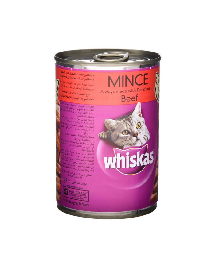 Whiskas Tasty Mince Beef 400G