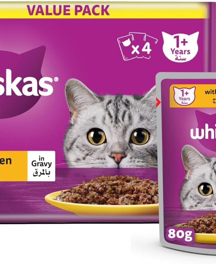 Whiskas Pouch Chicken 80g (4 x 80g)