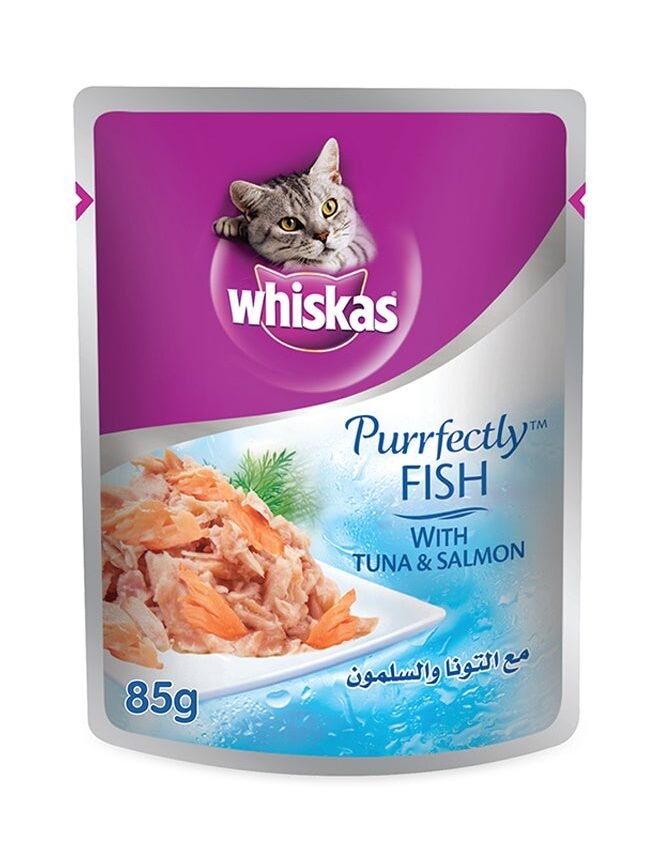 Whiskas Purrfectly Tuna&Salmon 85g