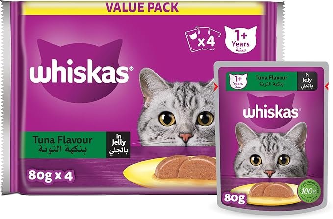 Whiskas Tuna 80g - Pack of 4