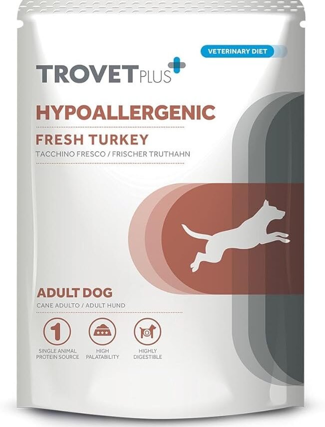 Trovet Plus Pouch Dog Turkey Veterinary Diets Wet Food 300g