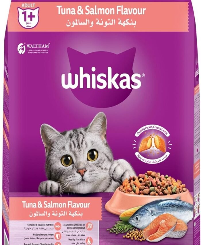Whiskas Adult 1 year Tuna and Salmon Flavour 3Kg