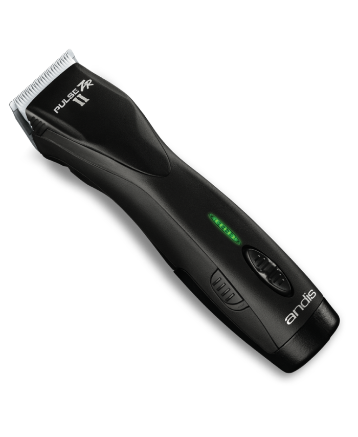 ANDIS DBLC-2 Pulse ZR II Vet Pack, 5-Speed, Detachable Blade Clipper, Cordless, Lithium Ion Battery - Black (Includes extra battery)