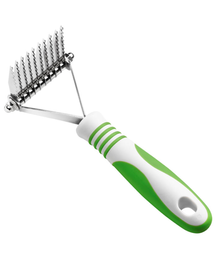 Andis Dematting Rake - White / Lime Green