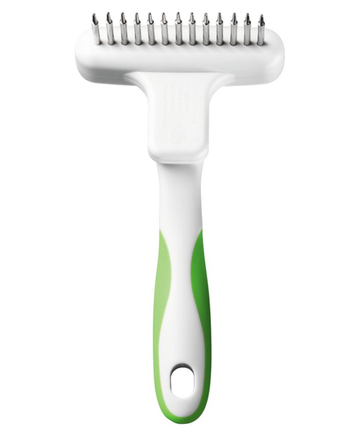 Andis Flexible Rake Comb - White / Lime Green
